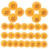 CIMAXIC 30Pcs Numbered Raffle Balls Set Plastic Lottery Drawing Balls for Party Games Fun Props for Home Parties and Events view 1