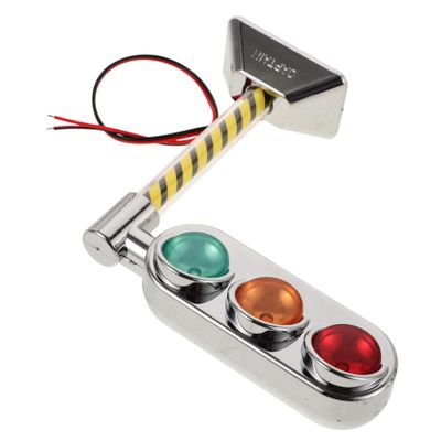 TEHAUX Mini Traffic Signal Light Ornament for Car Interior Decor Realistic LED Display Changeable Traffic Signal Lights 3-inch Size for Home Decor and Creative Projects