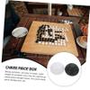 Sosoport 2Pcs Practical Chess Piece Storage Box with Lids Go Game Containers for Organized Board Game Supplies Lightweight Design for Home Travel view 4