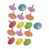 BESPORTBLE 16pcs Wooden Gyro Toys for Fun Playtime and Stress Relief Safe and Random Colors Fidget Toys for Enhance Parent Interaction view 1