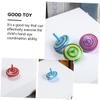 BESPORTBLE 16pcs Wooden Gyro Toys for Fun Playtime and Stress Relief Safe and Random Colors Fidget Toys for Enhance Parent Interaction view 2