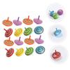 BESPORTBLE 16pcs Wooden Gyro Toys for Fun Playtime and Stress Relief Safe and Random Colors Fidget Toys for Enhance Parent Interaction view 4