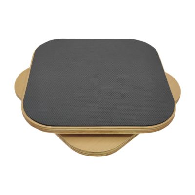 predolo Waist Board Balance Board Exercise Waist Disc Portable Aerobic Structure Wood and EVA Suitable for Home Exercise Full