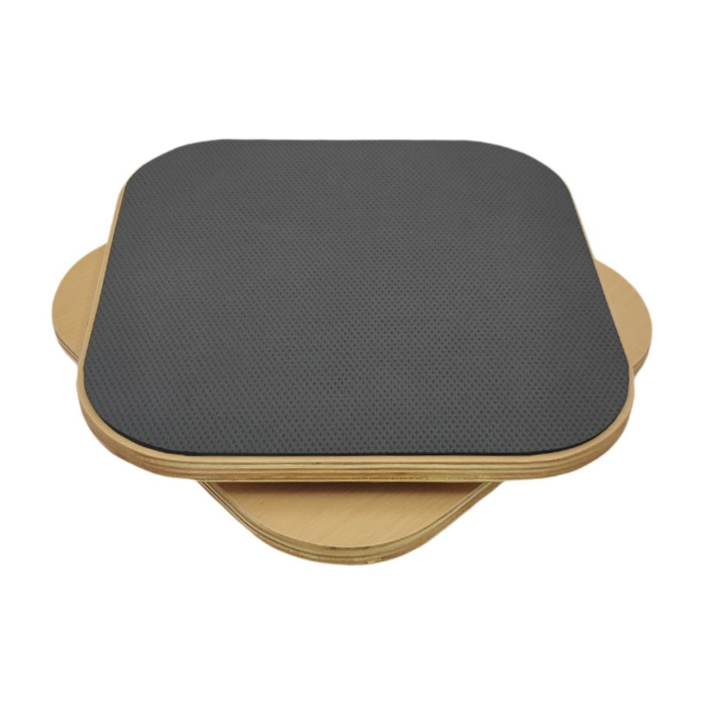 predolo Waist Board Balance Board Exercise Waist Disc Portable Aerobic Structure Wood and EVA Suitable for Home Exercise Full