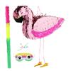 CHILDWEET 1 Set Flamingo for Tropical Luau Party Supplies with Stick Blindfold Versatile Decoration for Birthdays Pool Parties Hawaiian Events Interactive Game Accessory