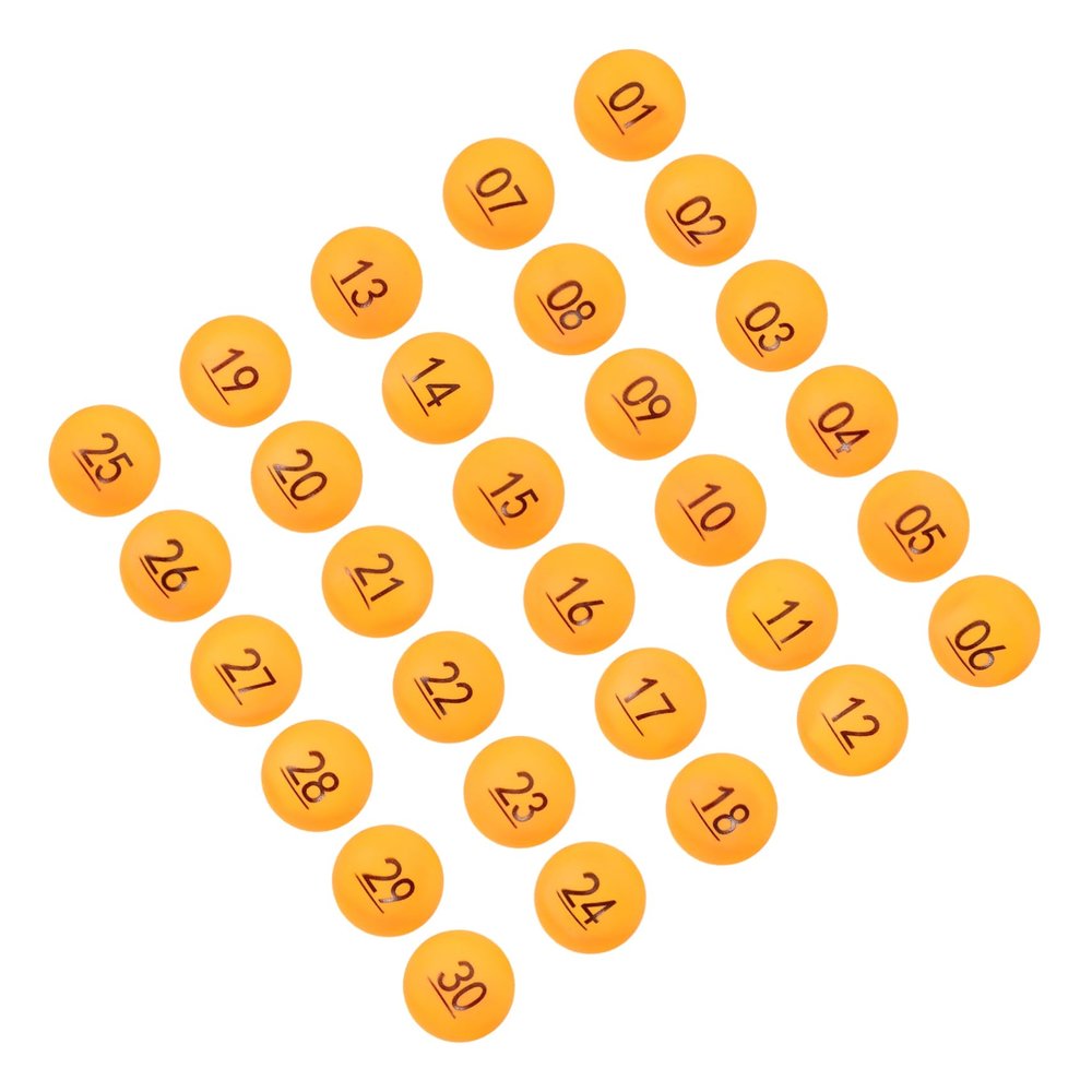 LIFKOME 30pcs Numbered Raffle Balls Party Game Lottery Balls for Entertainment Activity Games and Prize Draws (1-30)