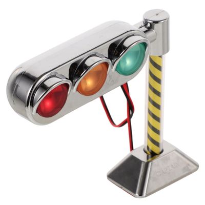 DIYEAH Miniature Traffic Signal Light Model LED 3 Colors for Car Interior Decoration Tiny Stop Light Ornament Creative for Boys and Girls