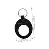 BESPORTBLE 2Pcs Leather Coin Holder Keychains Durable Keyring for Coin Collection Storage Soft Interior for Scratch Protection for Commemorative Coins and Easy Portability view 2