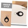 BESPORTBLE 2Pcs Leather Coin Holder Keychains Durable Keyring for Coin Collection Storage Soft Interior for Scratch Protection for Commemorative Coins and Easy Portability view 3
