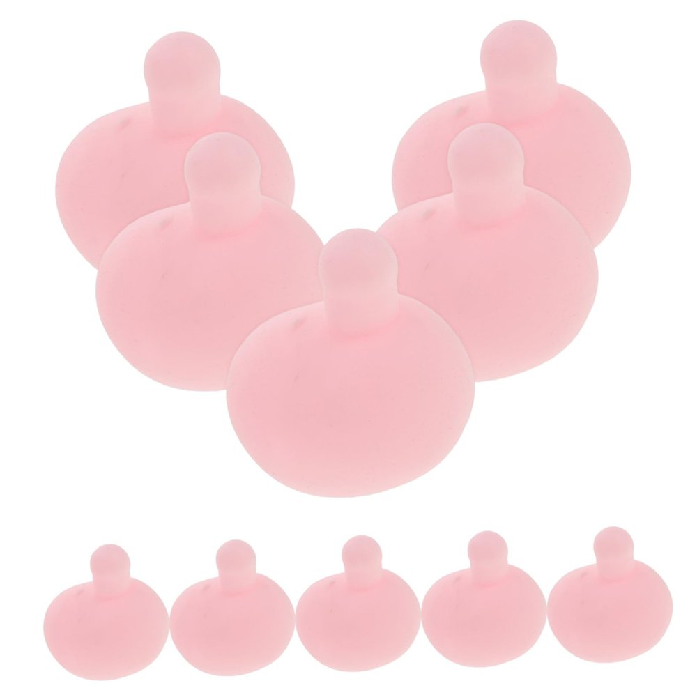 Lurrose Squeeze Toy Inner Ball Replacement 10Pcs Elastic Bubble Inserts for DIY Stress Relief Toy Making Durable and Soft Bubble Core for Squeeze Doll Accessories 2.16X1.96X1.37In