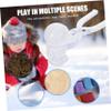 BESPORTBLE 3pcs Astronaut Clip Toys for Boys and Girls Snowman Maker Plastic Clip Outdoor Snowman Makers for Boys Years Old view 3