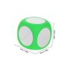 Toddmomy 4pcs Blank Dry Erase Foam Dice 6cm Classroom Teaching Tools for Boys and Girls Multipurpose DIY Math Activity Blocks for Educational Games view 2