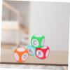 Toddmomy 4pcs Blank Dry Erase Foam Dice 6cm Classroom Teaching Tools for Boys and Girls Multipurpose DIY Math Activity Blocks for Educational Games view 4