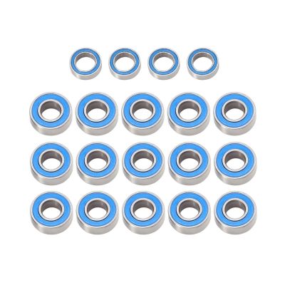 RC Car Accessories Compatible with Traxxas for Slash for Bandit for Stampede 1/10 RC Car Upgrade Parts Accessories 19pcs Sealed Bearing Kit