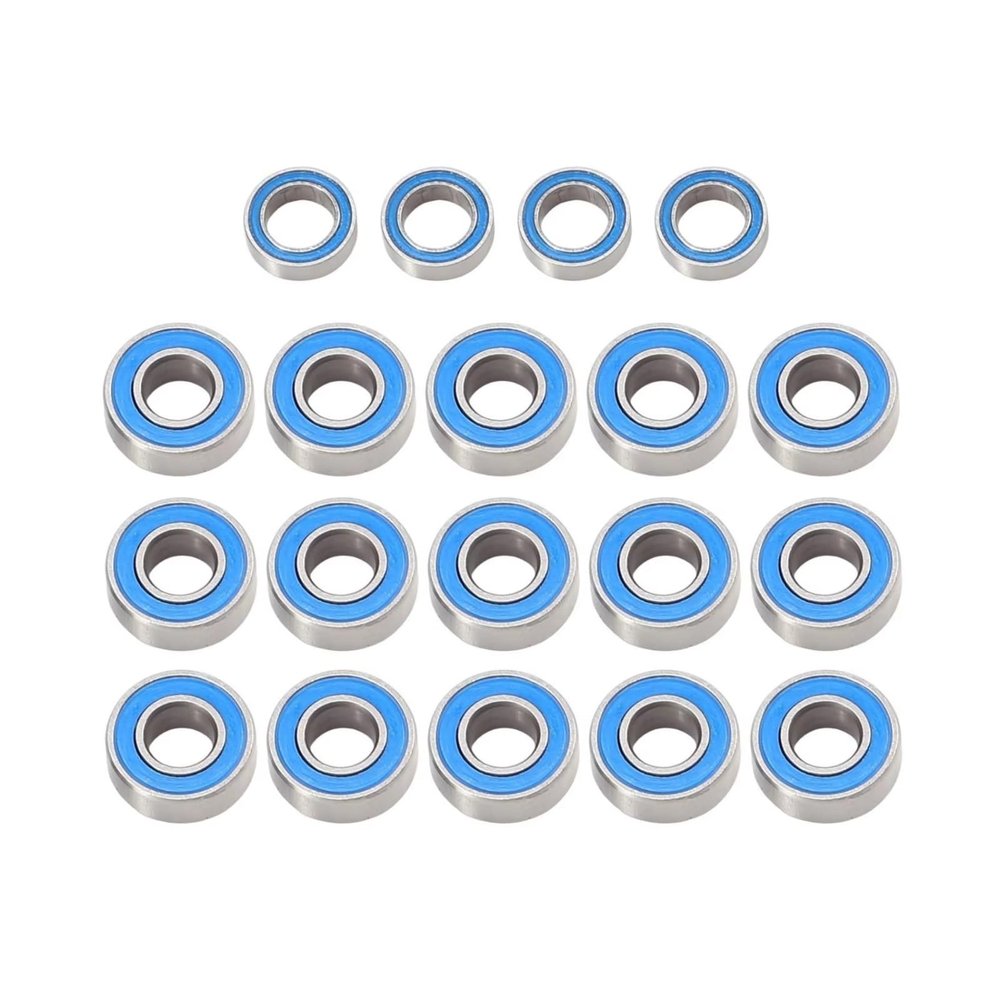 RC Car Accessories Compatible with Traxxas for Slash for Bandit for Stampede 1/10 RC Car Upgrade Parts Accessories 19pcs Sealed Bearing Kit