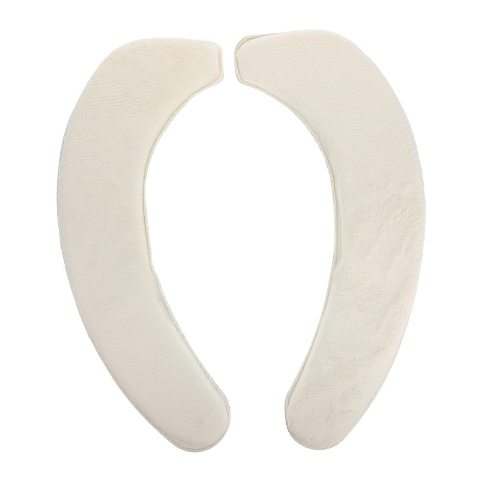 1 Pair Toilet Seat Cushion Pads Adhesive Cover for All Seasons Soft and Washable Toilet Seat Accessories Lightweight and Portable for Travel