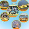Floating Mat for Lake, Foam Floating Water Pad, Tear-Resistant XPE Foam, Pads Recreation Pool, Beach, Ocean, Lake Mats for Floating,Yellow,1.8mx0.6mx3.3cm view 3