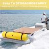 Floating Mat for Lake, Foam Floating Water Pad, Tear-Resistant XPE Foam, Pads Recreation Pool, Beach, Ocean, Lake Mats for Floating,Yellow,1.8mx0.6mx3.3cm view 4