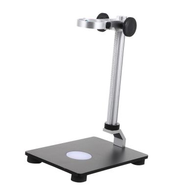 Adjustable Microscope Stand with Light Source for Industrial Cameras Versatile Laboratory Support Rack for Enhanced Experimentation Precision Lifting Base