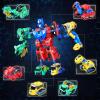 Eohemeral 6-in-1 Dinosaur Transforming Robot Toys Set,STEM Toy Combine Dinosaur Transform into Robot,Party Birthday Educational Gifts for Kids Age 3 4 5 6 7 8 9 10 Years Old Boys Girls view 2