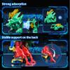 Eohemeral 6-in-1 Dinosaur Transforming Robot Toys Set,STEM Toy Combine Dinosaur Transform into Robot,Party Birthday Educational Gifts for Kids Age 3 4 5 6 7 8 9 10 Years Old Boys Girls view 4