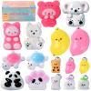 16 Pack Taba Squishy Pack Toys, Mochi Squishies Fidget Toys for for Kids and Adults, Birthday Party Favors, Valentines Goodie Bags Stuffers Back to School Gifts Classroom Prizes view 1