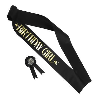 ABOOFAN 1 Set My Birthday Badge Pin Elegant Birthday Party Decorations with User Friendly Pin Mechanism for Adults for Celebrations