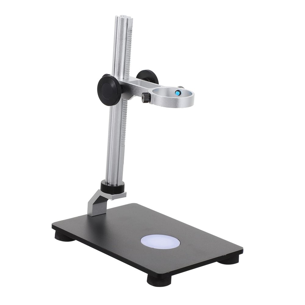 POPETPOP Adjustable Microscope Stand Bracket Lab Microscope Holder Sturdy Support Base Boys and Girls Portable Accessory