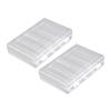 Angoily 2sets Coin Collection Storage Box Plastic Coin Holder Organizer Display Case for Collectors Diameter view 1