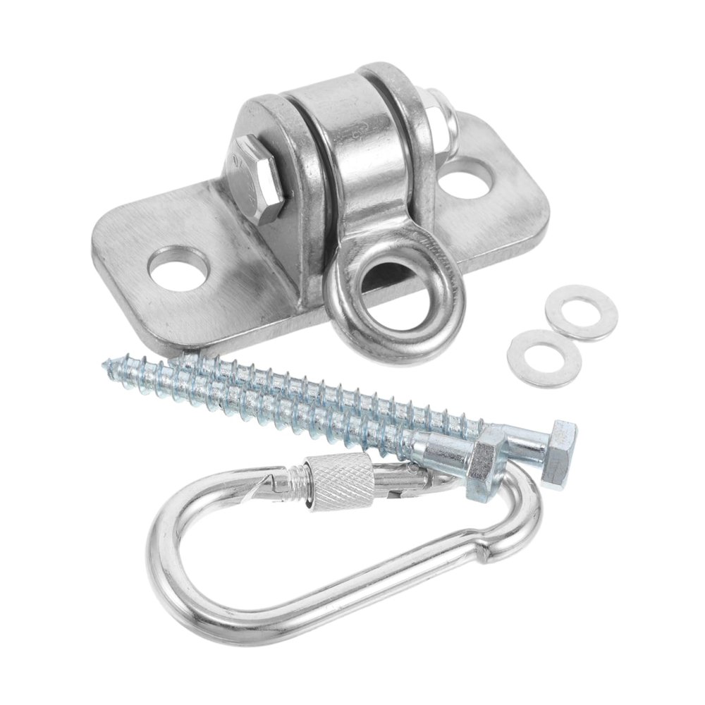 Abaodam 1 Set Heavy Duty Swing Hanger Kit for Hammock Chair Ceiling Mount Hooks with Reliable Support Enhanced Stability and Sturdy Galvanized Design for Indoor and Outdoor Use