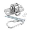 Abaodam 1 Set Heavy Duty Swing Hanger Kit for Hammock Chair Ceiling Mount Hooks with Reliable Support Enhanced Stability and Sturdy Galvanized Design for Indoor and Outdoor Use view 1