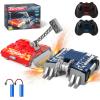 ACIKETO Remote Control Battle Robots, RC Fighting Robots Toys for Kids, Combat Robot STEM Toys, 4WD 2.4 GHz Remote Control Robot Set Birthday Gifts for Boys and Girls Age 5 & Up view 1