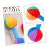 Hohopeti 2pcs Baby Grip Dumbbell Toy for Infants 3-6 Months Cloth Baby Rattle Grip Training Dumbbells Soft Plaything for Early Education and Motor Skills Development view 3