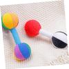 Hohopeti 2pcs Baby Grip Dumbbell Toy for Infants 3-6 Months Cloth Baby Rattle Grip Training Dumbbells Soft Plaything for Early Education and Motor Skills Development view 4