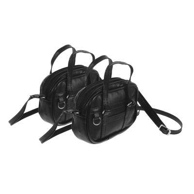 PLAFOPE 2pcs Dollhouse Mini Shoulder Bag Doll Miniature Purse Girls Dress-up Purse DIY Doll Outfit Accessories Lightweight Toy Bag for Pretend Play
