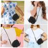 PLAFOPE 2pcs Dollhouse Mini Shoulder Bag Doll Miniature Purse Girls Dress-up Purse DIY Doll Outfit Accessories Lightweight Toy Bag for Pretend Play view 3