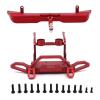 Rc Crawler Bumper Compatible With MJX For Hyper Go H12Y H12Y+ 1/12 RC Crawler Car Upgrade Parts Accessories Metal Front Rear Bumper(Red,Front and Rear) view 1