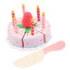 BESPORTBLE 1 Set Simulated Strawberry Cake Playset Cake Cutting for Creative Role Play Bright Colors Design for Birthday Parties and Tea Fun view 1