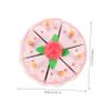 BESPORTBLE 1 Set Simulated Strawberry Cake Playset Cake Cutting for Creative Role Play Bright Colors Design for Birthday Parties and Tea Fun view 2