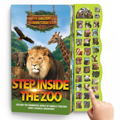 Listen & Learn: 30 Animal Sounds Book - Educational Learning Toys Gift for Boys Girls Toddlers Busy Book