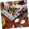 BESPORTBLE 24pcs Plastic Easter Egg DIY Graffiti Eggs for Crafting and Classroom Fun Smooth Surface for Easy Painting and Coloring view 4
