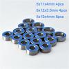 16Pcs Mini Bearings Kit Sealed MR105 115 128 Bearing TT02 TT-02 TT02D TT-02D 1/10 RC view 2