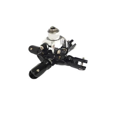 ScYWdLi Metal 3 4 Blade Tail Rotor Set Compatible with Trex450 450 Class Helicopter EC135 Bell206 Align450 Pro 450L 480 Heli(4 Blade Holder)