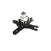ScYWdLi Metal 3 4 Blade Tail Rotor Set Compatible with Trex450 450 Class Helicopter EC135 Bell206 Align450 Pro 450L 480 Heli(4 Blade Holder) view 1