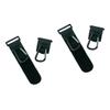 VOSAREA 2sets Sturdy Iron Car Hooks Black Stroller Hooks for Hanging Bags Accessories Easy to Install for Strollers Cars 2pcs*2 view 1