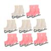 UPKOCH 8pairs Mini Roller Skates for Dolls Cute Durable Skating Shoes Accessory for Dollhouse Decor and Boy Girl Playtime Includes White and Pink view 1