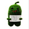 Funny Pickle Crochet Gift with "Behind You All Your Memories" Card, Emotional Support Pickle Plush, Cute Memorial Gift for Women Wife Girlfriend Sister, Birthday Valentine Graduation Keepsake view 1