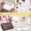 Baby Time Capsule Box for 1st Birthday  Set of 50 Wishes Cards & Keepsake Gift Box  First Birthday Party Games & Decorations (Fairy Garden Design) -A03 view 4