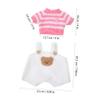 Abaodam 2 Sets Stuffed Animal Clothes for Bears Adorable Doll Sweater and Suspender Pants for Playdates Creative Dressing and Family Bonding Activities view 2