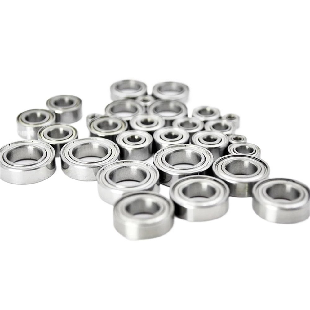 4Pcs Miniature Ball Bearings 3x6x2.5 4x7x2.5 4x8x3 5x8x2.5 5x10x4 5x11x4 6x12x4 8x12x3.5 10x15x4 12x18x4mm RC Car Bearing Set(3x9x4mm)